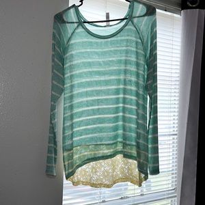 Target Teal long sleeve shirt
